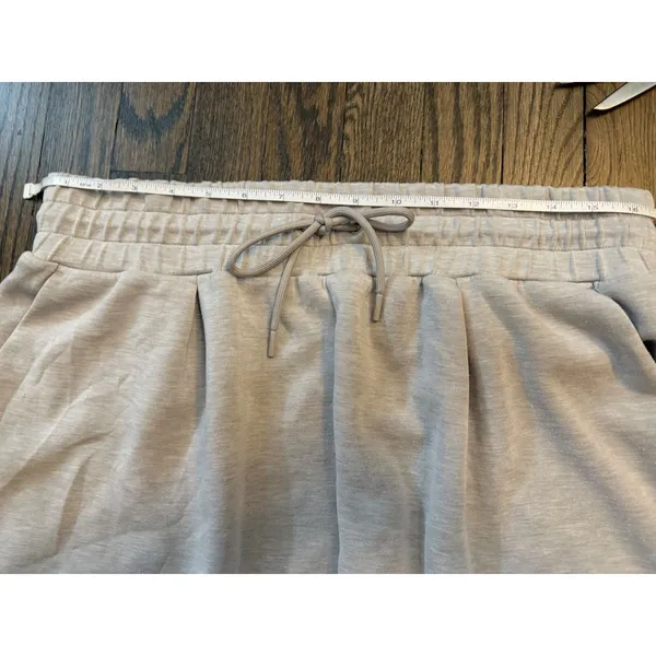 Zella ZellaSoft Luxe High Waist Knit Shorts Heather Grey 30" L/XL Bouncy Fabric - Image 7