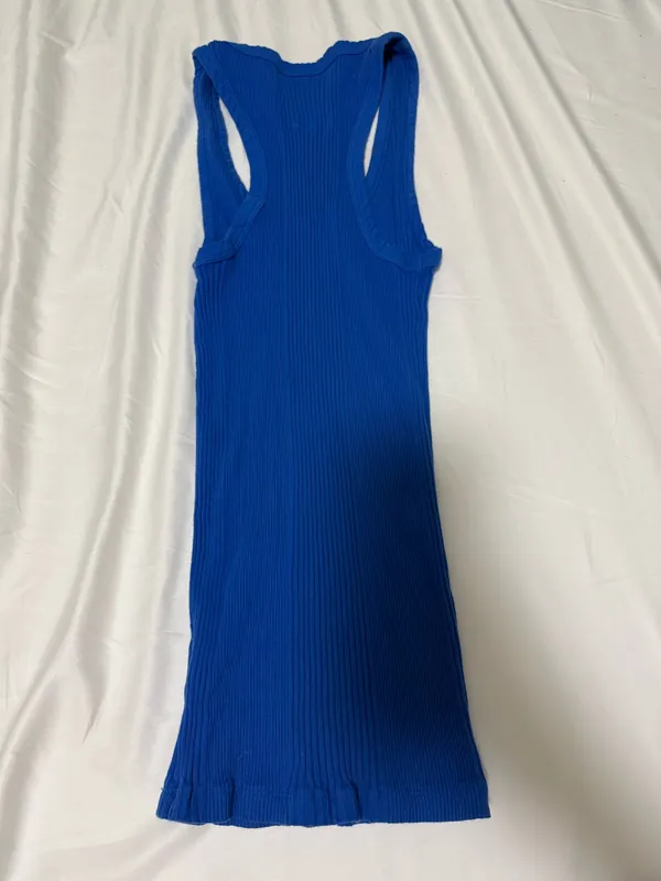 Aerie Tank Top Ribbed Blue Baby - Image 2