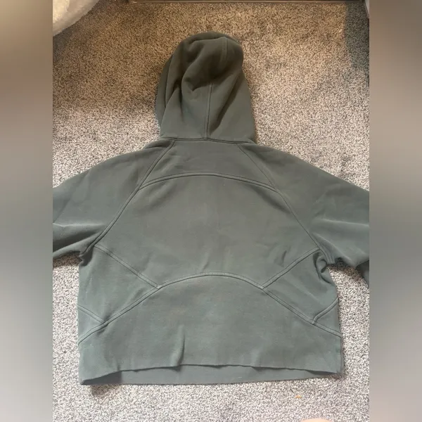 Lululemon Gold Zipper Scuba Hoodie - Image 3
