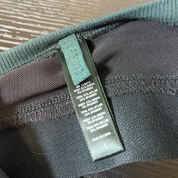 SKIMS‎ Ribbed Bralette Deep Teal Green Adjustable Straps Large - Image 6