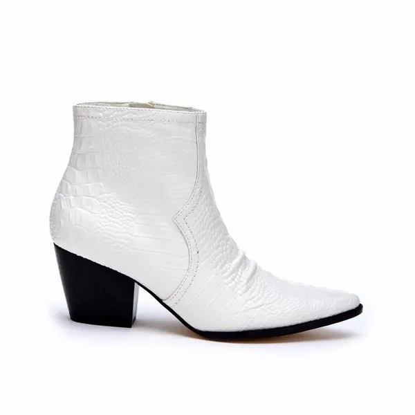 Matisse DEVON Snakeskin Print Bootie SIZE‎ 6 $120 White - Image 2