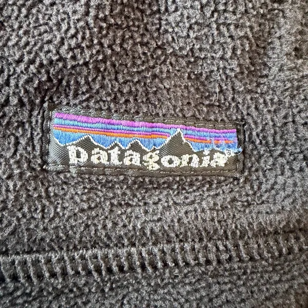 Patagonia Womens Jacket Medium Black Fleece Full Zip Regulator Polartec Sweater - Image 10