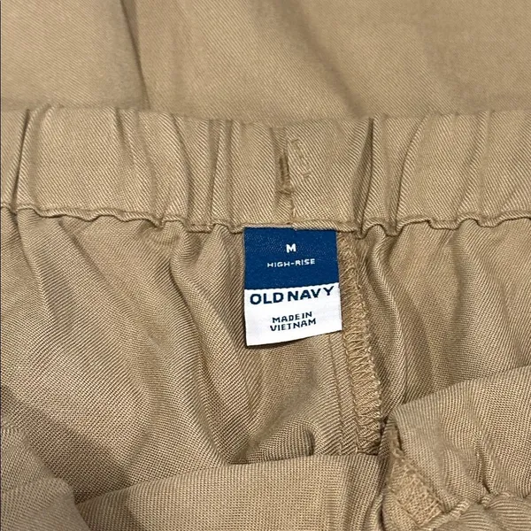 Old Navy High Waisted Playa Shorts NEW Shore Enough Medium Tan 692778 - Image 9