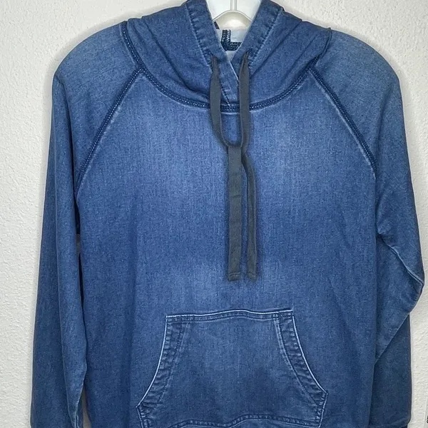 GAP 1969 Pullover Hoodie Blue - Image 7