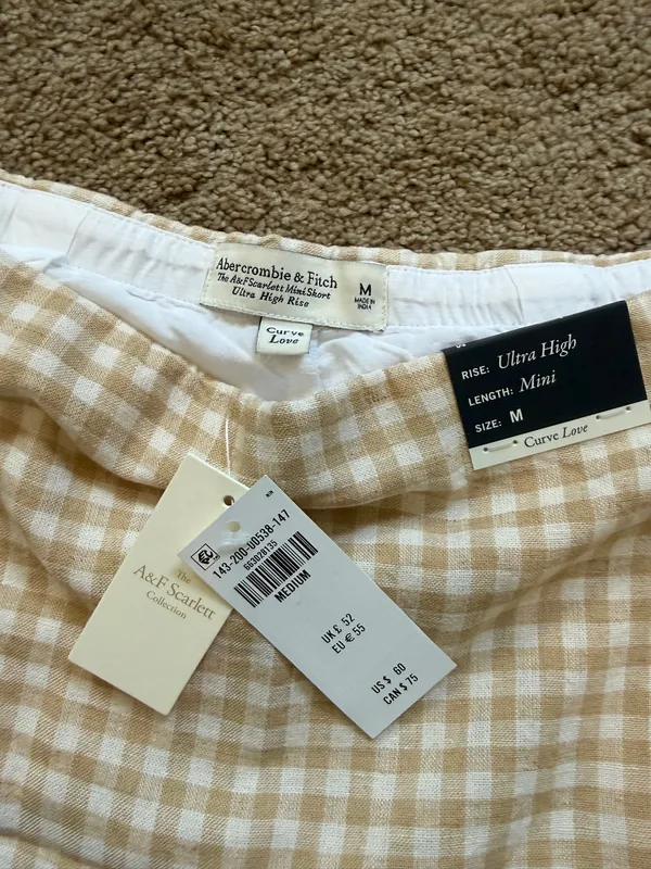 Abercrombie Linen Blend Skort Scarlett Curve Love - Image 5