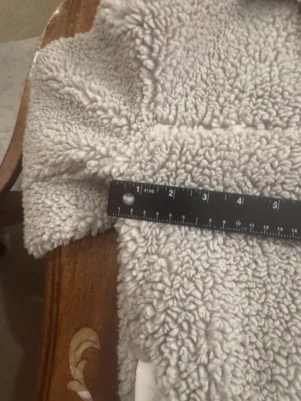 Wilfred Free  Aritzia Teddy Sherpa Jacket Zip Up Medium - Image 7