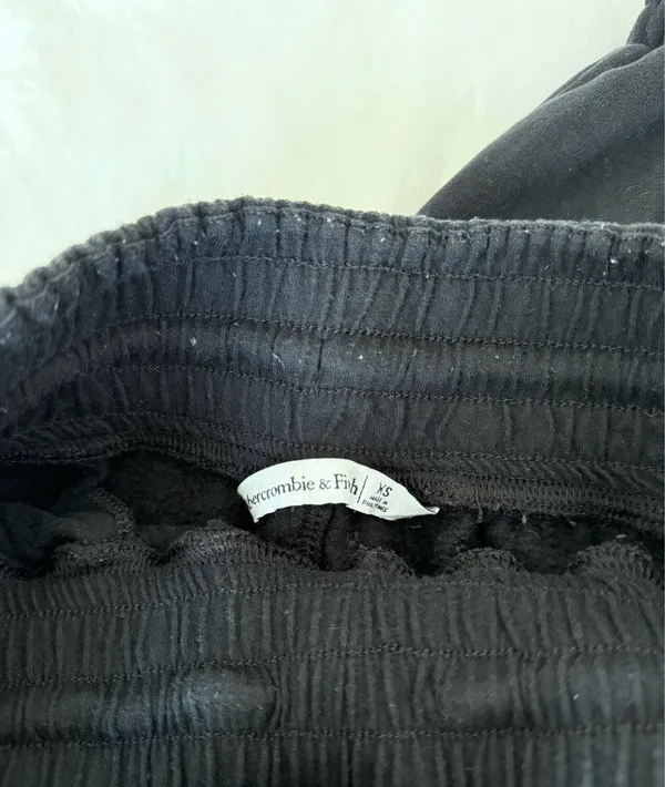 Abercrombie Jogger Sweatpants Black - Image 3