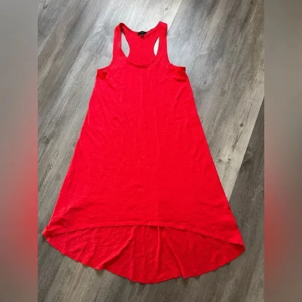 J. Crew Hi Low Swingy Tank Dress Medium Minimalist Racerback - Image 2
