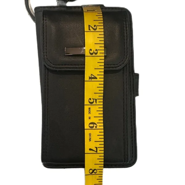Women’s Black Crossbody Cell Phone Clutch‎ Wristlet - Image 11