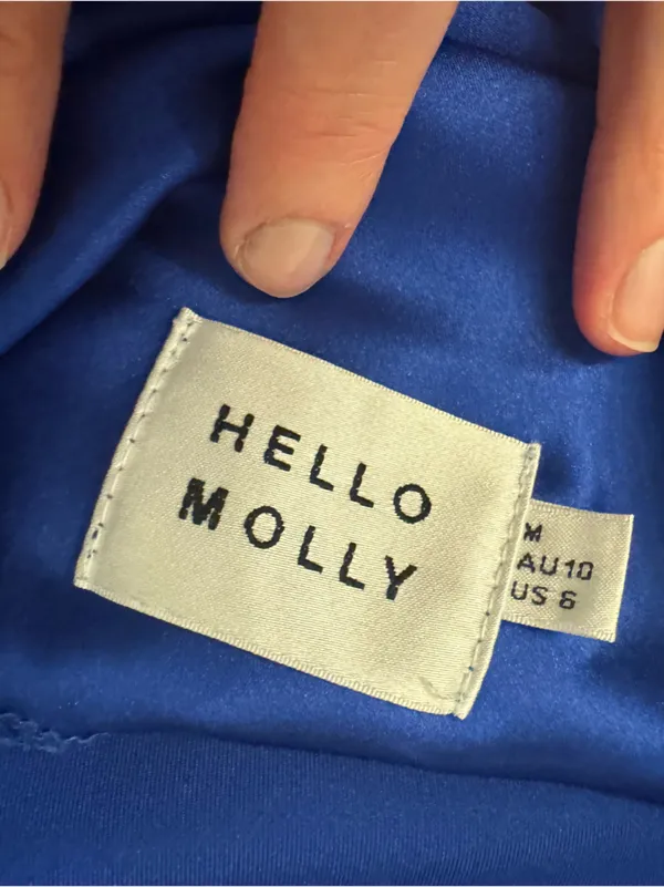 HELLO MOLLY Luxe‎ Arrival Satin Mini Dress - Image 4
