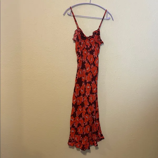 Rollas Shelley‎ Datura Slip Dress in Raspberry Size XS - Image 5
