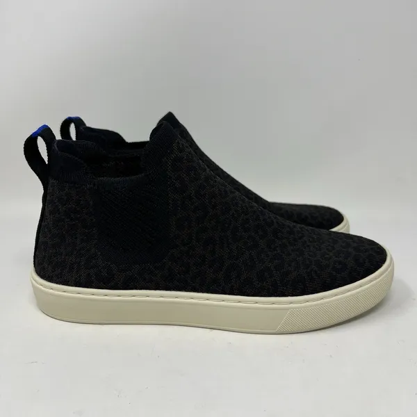 Rothy’s The Chelsea Espresso‎ Spot Boots Sneakers Slip Pull On Women’s Size 7 - Image 3