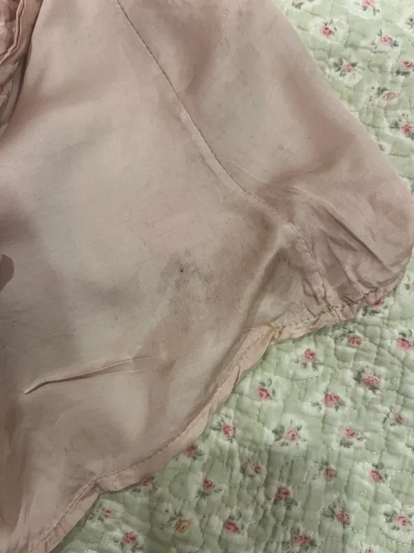 Anthropologie Pale Blush Pink Silk Halter Top - Image 4