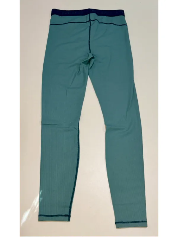 Fabletics Women’s M Waffle Leggings Teal Blue NWT b1 - Image 8