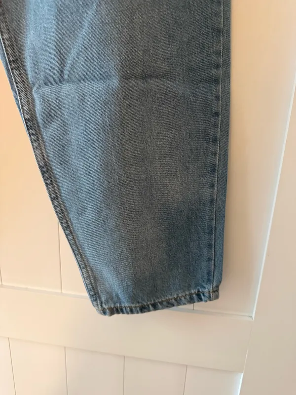 NWT Zara Light Blue High-Rise Relaxed Carrot style Jeans - Image 5