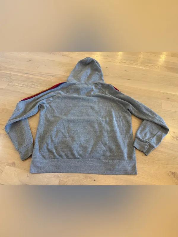 Aviator Nation Velvet Stripe Pullover Hoodie grey size XL - Image 8
