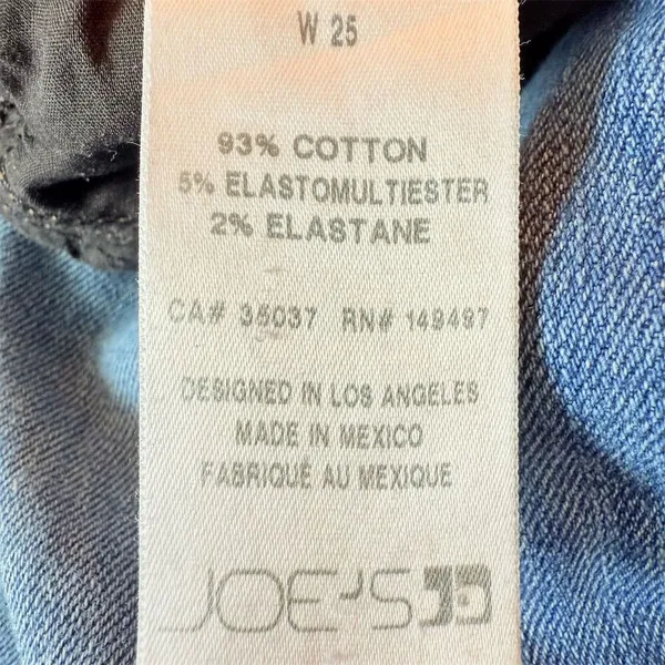 Joe's Jeans Women's High Rise Straight Leg Denim Jeans Size 25 Blue - Image 6