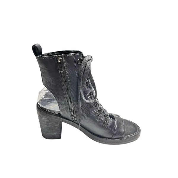 Free People City Of Lights EU 39 US 9 Booties Lace Up Ankle Boots NEW Dark Blue - Image 10