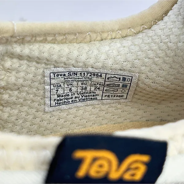 Teva Hurricane Daybreaker 1172954 Slip On Hiking Shoes Cream Taupe Womens 7 - Image 12
