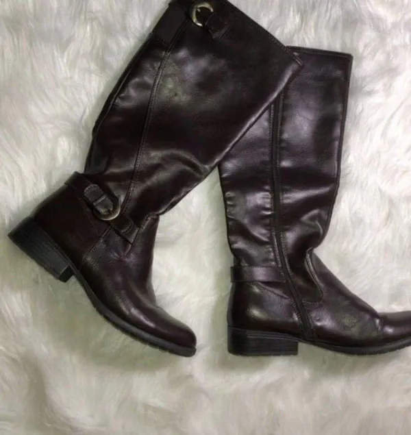 Life Stride Women's Cold Weather Weather Side Zipper Dark Brown Boots Sz 8.5 - Image 8