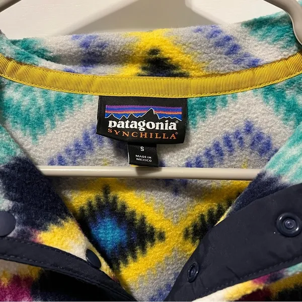 Patagonia Snap T Synchilla Timber Twist Chevron Multi - Image 8