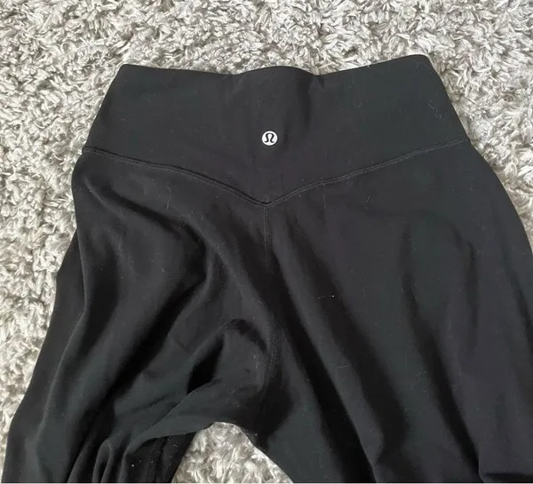 lululemon black align joggers size 4 - Image 3