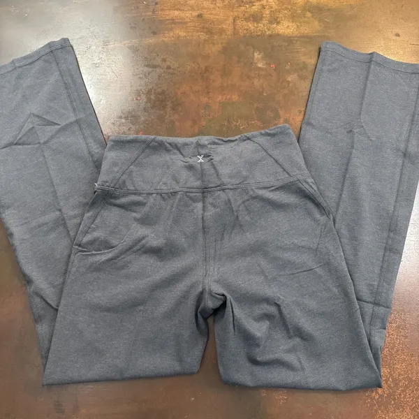 Xersion Women High Rise Bootcut Yoga Pants Charcoal Gray Quick-Dri UPF 50+ NEW - Image 12