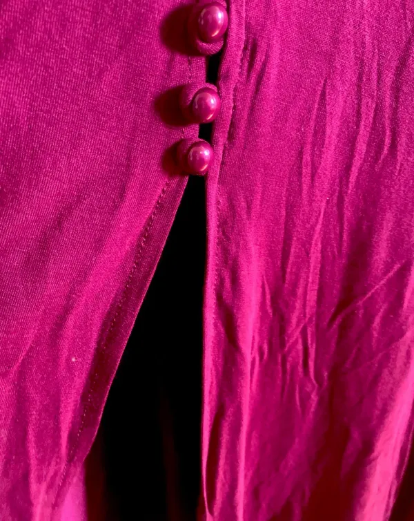 Agnes & Dora Womens Venus Maxi Dress in Wine size S - Image 11