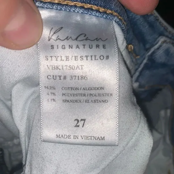 Kancan Kurvy high rise stretchy distressed 27 jeans - Image 3
