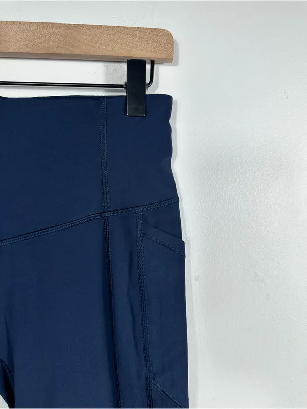 Lululemon All The Right Places Crop II‎ 23 Leggings True Navy Size 6 - Image 7