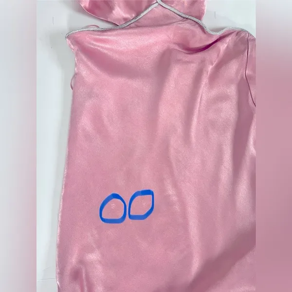 NWT Bardot Rome Diamonte Slip Dress in Blush Pink, size 6 - Image 9