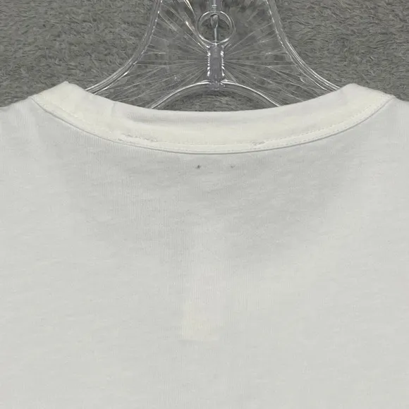 Madewell Top Womens 2XS White‎ Crewneck T Shirt Cotton Jersey Tee Basic NS581 - Image 8