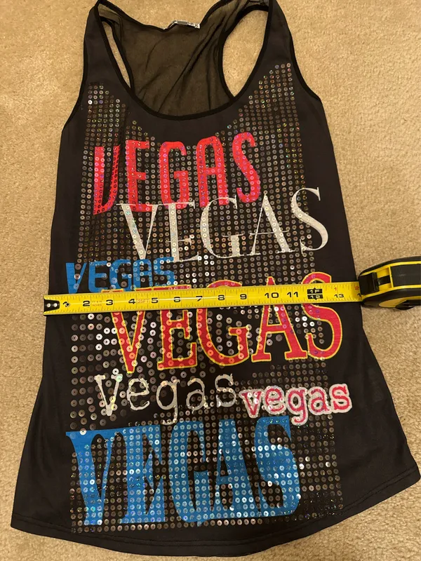 Love Amour Vegas tank top ladies size small - Image 4