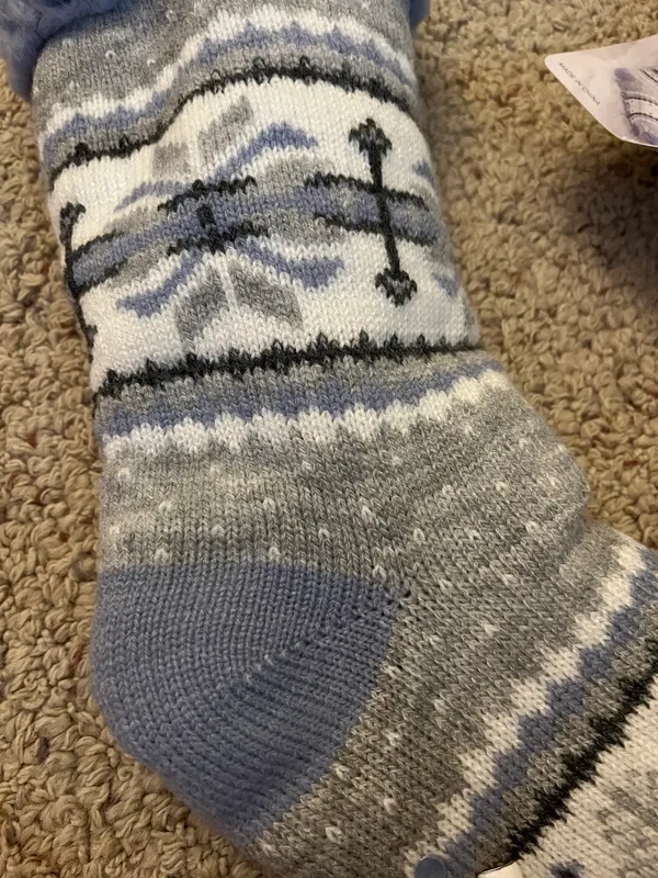 Women’s cabin socks soft & cozy Purple - Image 2