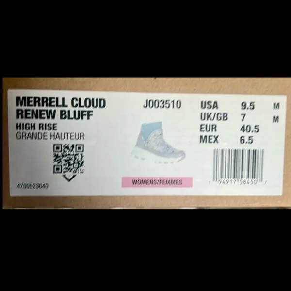 Merrell Renew Bluff in Cloud - Vegan boots NWT - Image 3