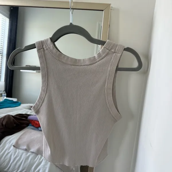 Brandy Melville Connor Tank Top Tan - Image 2