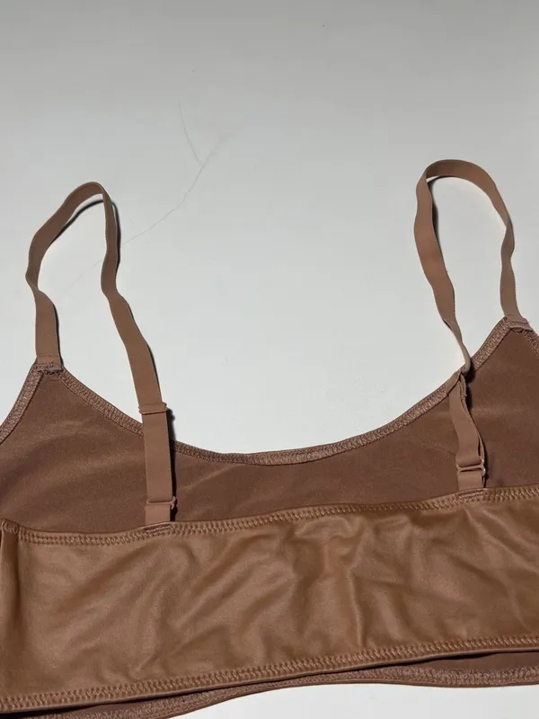 SKIMS Wet Jersey Scoop Bralette in Sienna - Size L - NWT - Image 6