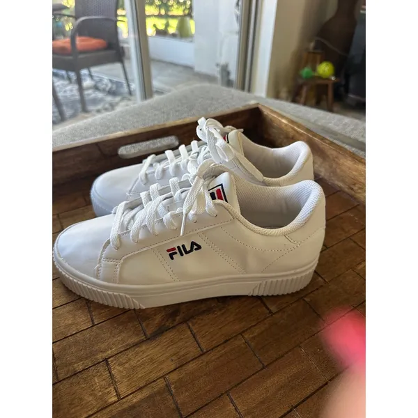 Fila Womens Panache 5CM00772-125 White Casual Shoes Sneakers‎ Size 8.5 - Image 4