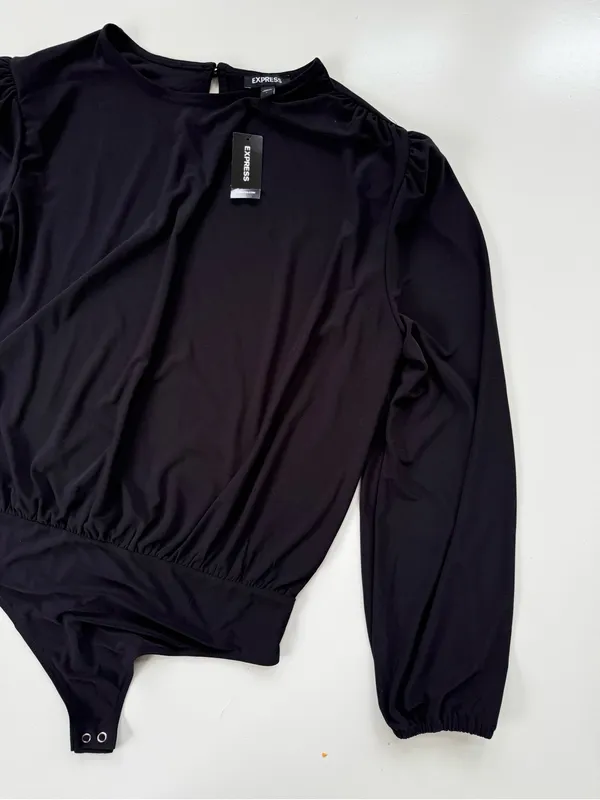 NWT Express Balloon Sleeve Bodysuit size Large - Image 3