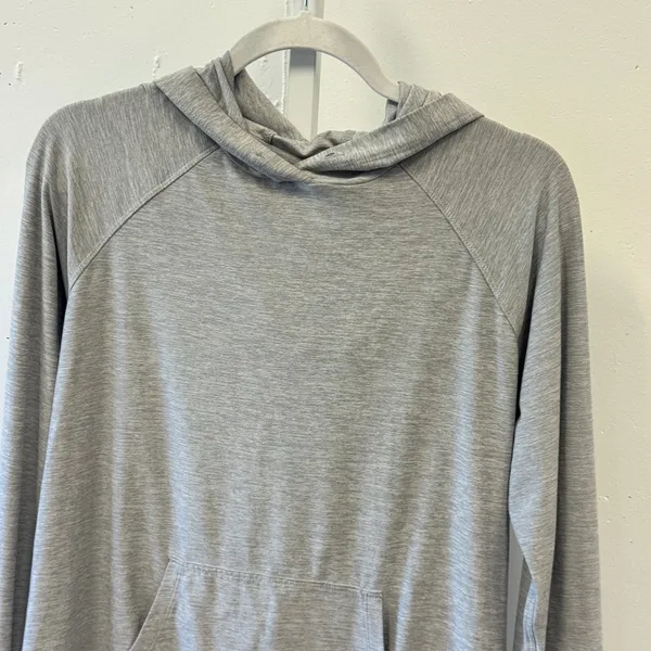 Kyodan Womens Gray Space Dye Activewear Hoodie Pullover Thumbholes Small - Image 3