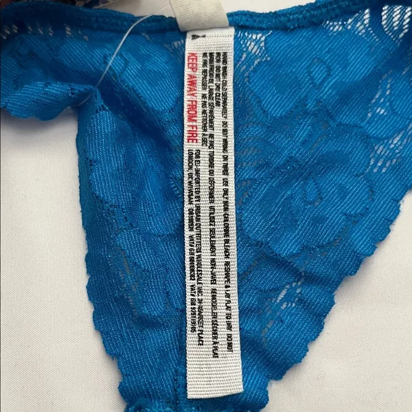 Free People Vibrant Blue Lace Bralette - Image 5