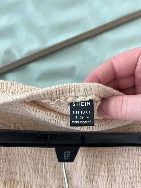 Shein Beige Romper Strapless - Image 3