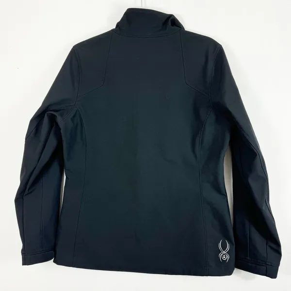 Spyder Womens Elevation Lightweight Active Soft Shell Jacket Outerwear Black 12 - Image 7