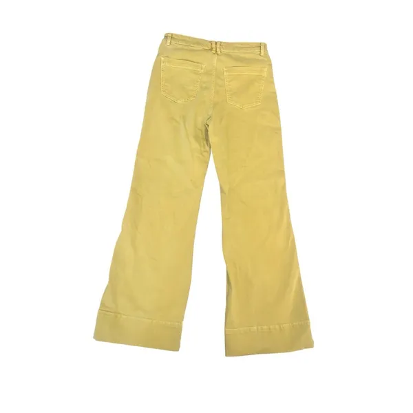 We‎ The Free Flare Pants Womens 31 Yellow Corduroy High Rise Boho 70s Retro - Image 5