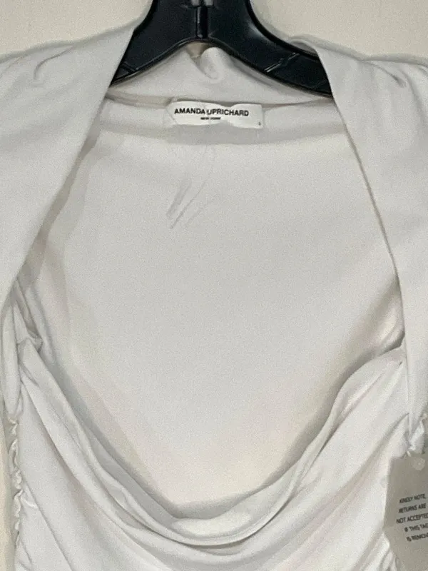 Amanda Uprichard x REVOLVE Short Sleeve Momo Top in Ivory Small New Womens - Image 5