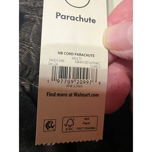 No Boundaries Camo corduroy, parachute pants Sz XXS NWT - Image 7