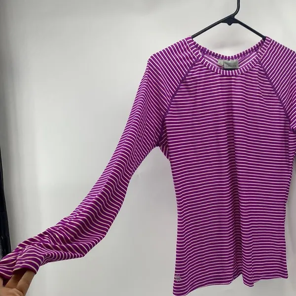 ATHLETA Gardenia Grove Fitted Long Sleeve Top pink athletic exercise workout - Image 6