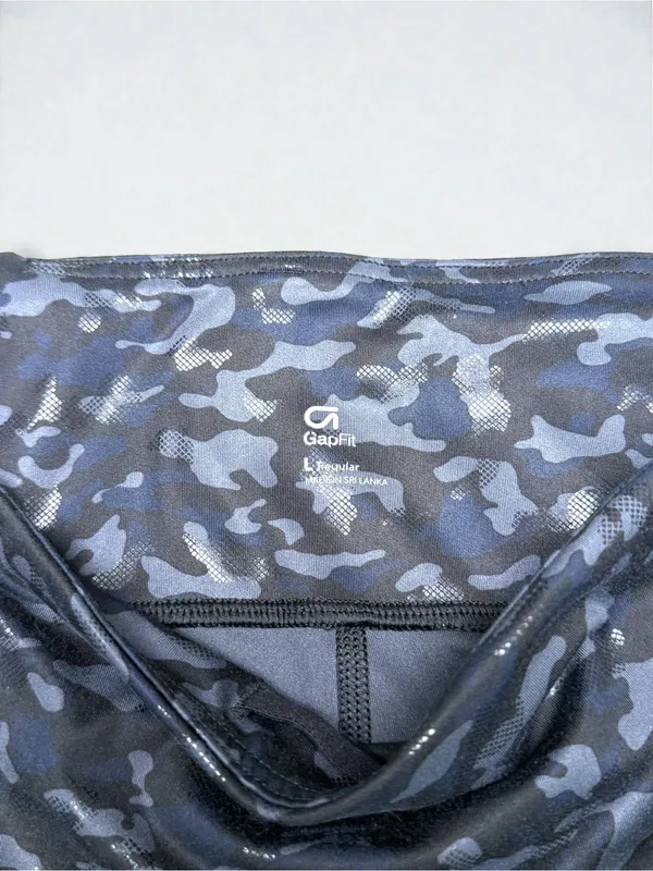 GAP Navy &‎ Dark Blue Camo Leggings - Image 4