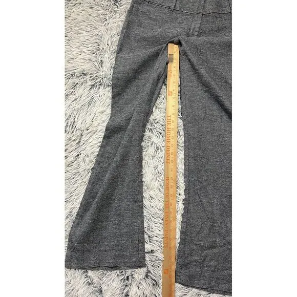 LOFT Womens‎ Trouser Textured Pants Size 10P Gray - Image 8
