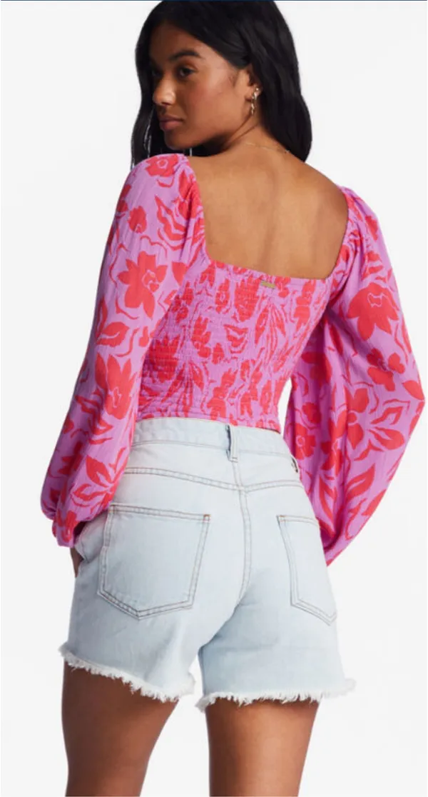 Billabong Top Long Sleeve Floral - Image 2